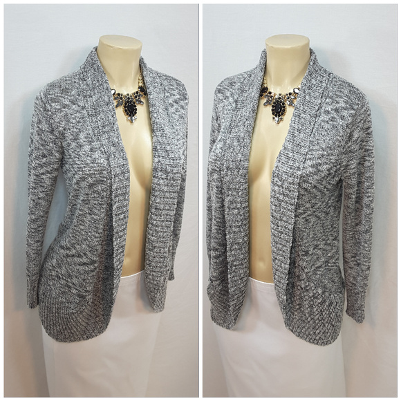 Dress Barn Sweaters - DRESS BARN, Open Flyaway Cardigan, size Small